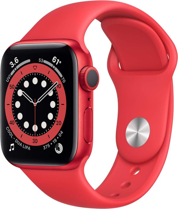New Apple Watch Series 6 (GPS, 40mm) – (Product) RED – Aluminum Case with (Product) RED﻿ – Sport Band